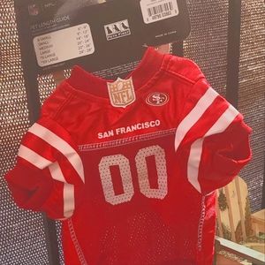 PET WEAR NFL 49ERS JERSEY